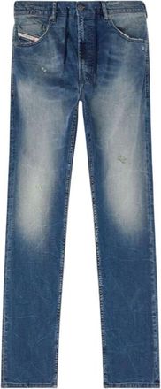 Diesel Heren, Jeans, Blauw, Maat: W30 Katoen