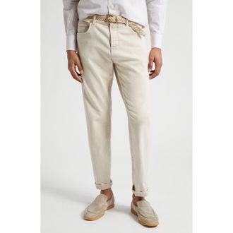 Eleventy Straight Leg Jeans in Sand at Nordstrom, Size 32