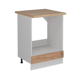 Vicco Armario Para Horno Empotrado R-line, Roble Dorado, 60 Cm Et Roble, Vicco