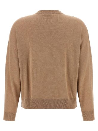 PESERICO Lurex Virgin Wool Sweater - Camel