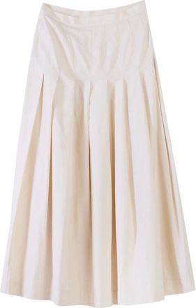 Paul Smith Maxi Skirts, female, Beige, Size: XS Gonna Lunga Pieghe