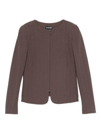 Emporio Armani Cotton Blend Blazer Jacket