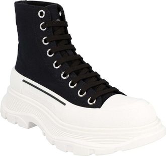 Alexander McQueen Alexander Mcqueen Womens Canvas Tread Slick Boot, Never Worn (Authentic Pre- Loved)