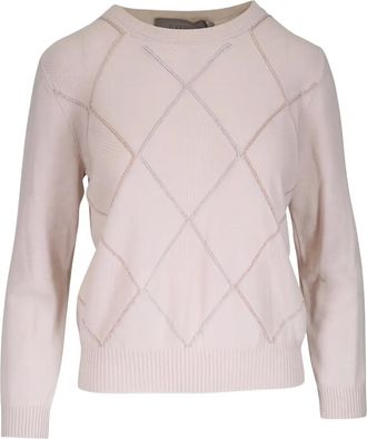 D.exterior Maglione a rombi - Toni neutri