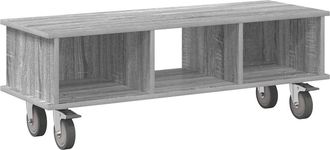 vidaXL Soporte De Tv 100 X 35 X 35 Cm Gris Sonoma Madera De Ingenier&iacute;a Vidaxl