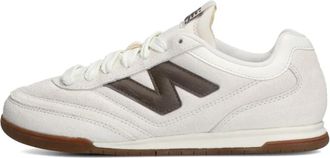 New Balance Beige Su&egrave;de en Leren Lage Sneakers - Dames - Sneakers - Beige - 37 EU - Su&egrave;de - Schoenen