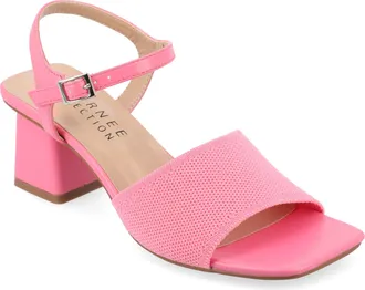 Journee Collection Women & apos;s Evylinn Medium and Wide Width Dress Sandals