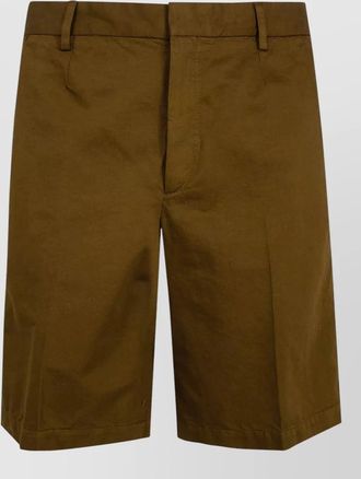 Ermenegildo Zegna leisurewear shorts straight cut belt loops