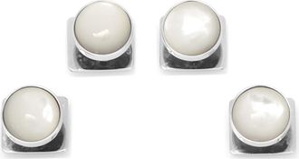 Cufflinks Inc. Mother-of-Pearl Studs in White at Nordstrom