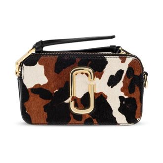 Marc Jacobs Tassen, Dames, Bruin, ONE Size, Leer, Snapshot Shoulder Bag
