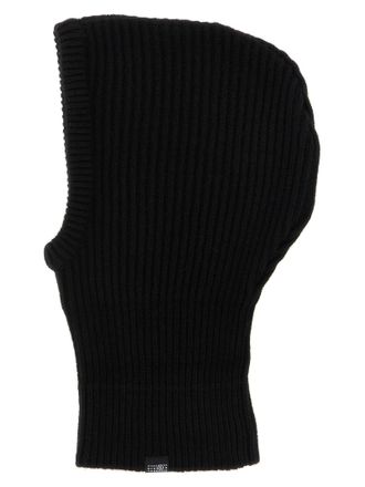Maison Margiela MM338329BM Ribbed Wool Balaclava - Black