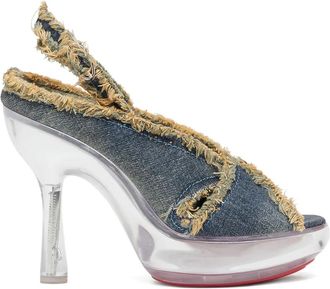 Diesel Sandali D-Lake con plateau Sdl 120mm - Blu