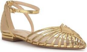 Jessica Simpson Eulean Ankle Strap Sandal in Gold 04 at Nordstrom Rack, Size 7.5