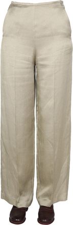 Alysi Satin Trousers-Donna