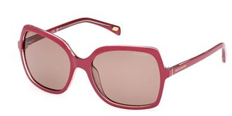 Skechers SE6293 Polarized 72H Womens Sunglasses Pink Size 59