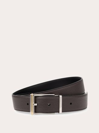 Ferragamo Men Reversible and adjustable belt Brown