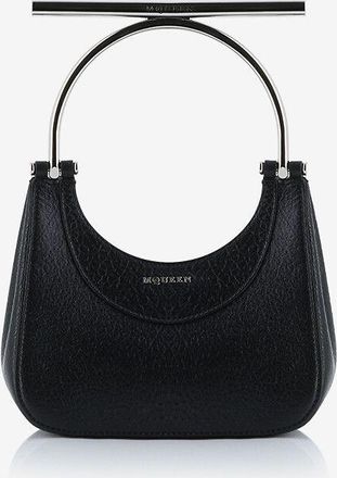 Alexander McQueen Handtasche aus genarbtem Leder Cross-Bar Mini