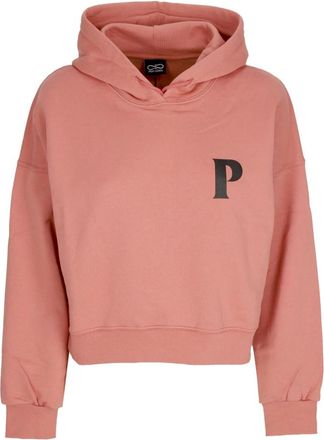 PROPAGANDA Pyromantics Croptop Hoodie - Dames - Hoodies - Roze - M - Katoen - Hoodies & sweatvesten