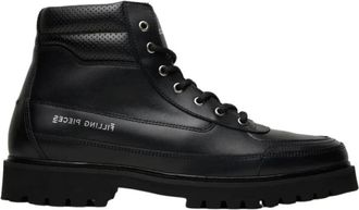 Filling Pieces Pool Slide Knot - Heren - Veterlaarzen - Zwart - 42 EU - Leer - Schoenen