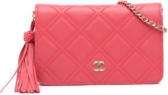 Chanel Gequilted Crossbody Tassel