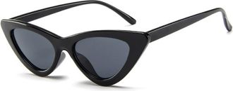 Generic Women Small Frame Outdoor Sunglasses Vacation Commuter Men Sports Sun Glasses(Black)