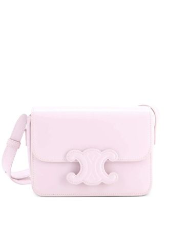 Celine Triomphe Shoulder Bag Smooth Calfskin Teen crossbody bag - Pink