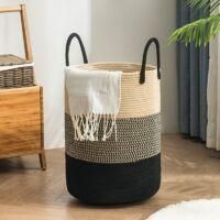 OEM Cesto De Ropa De Cuerda Tejida, Cesto De Ropa Alto De 58 Litros, Cesto De Ropa Para La Habitaci&oacute;n Del Beb&eacute; Para Guardar Mantas, Cesto De Ropa Para La 