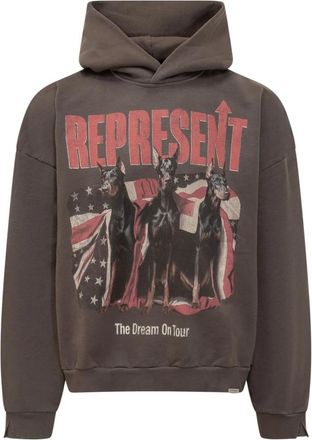 Represent Dream On Tour Hoodie - Heren - Hoodies - Zwart - S - Katoen - Hoodies & sweatvesten