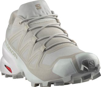 Salomon Sneaker SALOMON CROSS EVR W, Damen, Gr. 40,5, weiss (wei&szlig;, gray violet, wei&szlig;), Synthetik, Textil, Schuhe Sneaker, vom Speedcross inspiriert