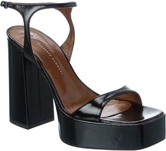 Giuseppe Zanotti Biarritz 85 Leather Platform Sandal