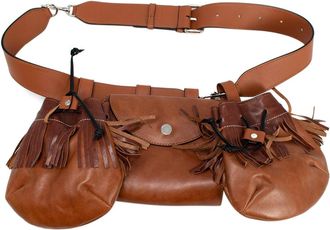 J.W.Anderson Tan Leather Multi Pocket Cross Body Bag