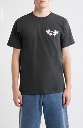 Obey No Love Lost Graphic T-Shirt in Vintage Black at Nordstrom, Size X-Large