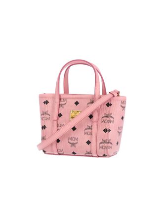 MCM Womens Bags Pink Polyurethane