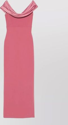 Solace London off-shoulder sleeveless slim-fit maxi dress