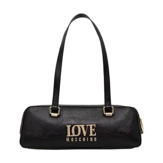 Love Moschino Baguette Tas - Dames - Tassen - Zwart - Maat: ONE Size Zijde