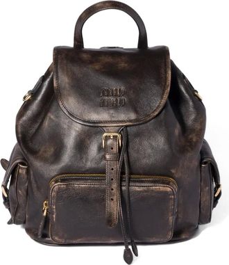 Miu Miu Zaino grande - Marrone