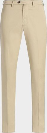 Sartorio Men & apos;s Slim Stretch Flat-Front Trousers