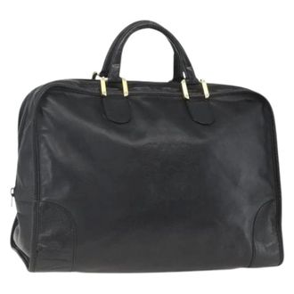 Loewe Pre-owned Weekend Bags, female, Black, Size: ONE SIZE Pre-owned Weekend Bag