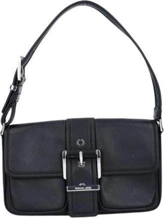 Michael Kors Pre-owned Shoulder bag - Dames - Vintage Schoudertas - Zwart - ONE Size - Leer - Vintage