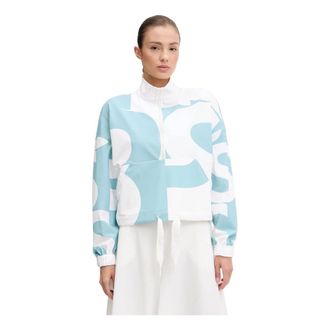 Sportalm Sudadera con cremallera corta - Jackets - Mujer - Azul - L