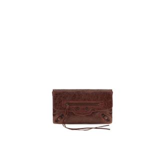 Balenciaga Le City Clutch - Bags - Mujer - Marr&oacute;n - ONE SIZE