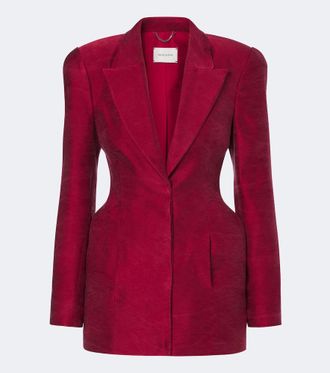 Magda Butrym Silk blazer dress