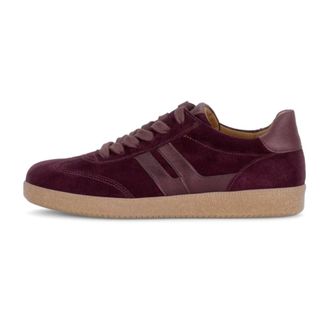 Gabor Schoenen, Dames, Rood, 37 1/2 EU, Leer, Retrosneaker