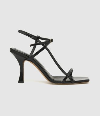 Jeanne Vouland Sandales Sublim 90 Cuir Noir