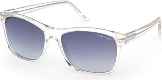Tom Ford FT0698 GIULIO 26W Mens Sunglasses Clear Size 59