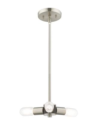 Livex Lighting Livex Copenhagen 3 Lt Brushed Nickel Mini Chandelier