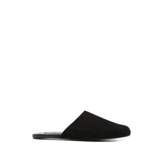 Maneb&igrave; Mules met su&egrave;de puntige neus - Dames - Pantoffels - Zwart - 36 EU - Su&egrave;de - Schoenen