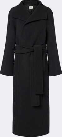 Khaite Romare wool wrap coat
