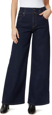 Habitual Easton High Rise Wide Leg Jeans In Dark Wash