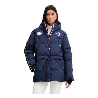 Rossignol Chaqueta de plum&oacute;n con adornos de parches JCC - Sport - Mujer - Azul - L